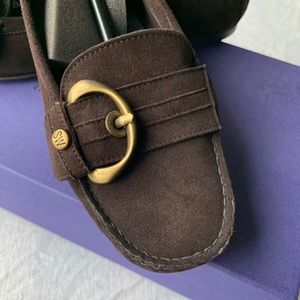 Stuart Weitzman Dark Brown Flat NEW IN BOX
